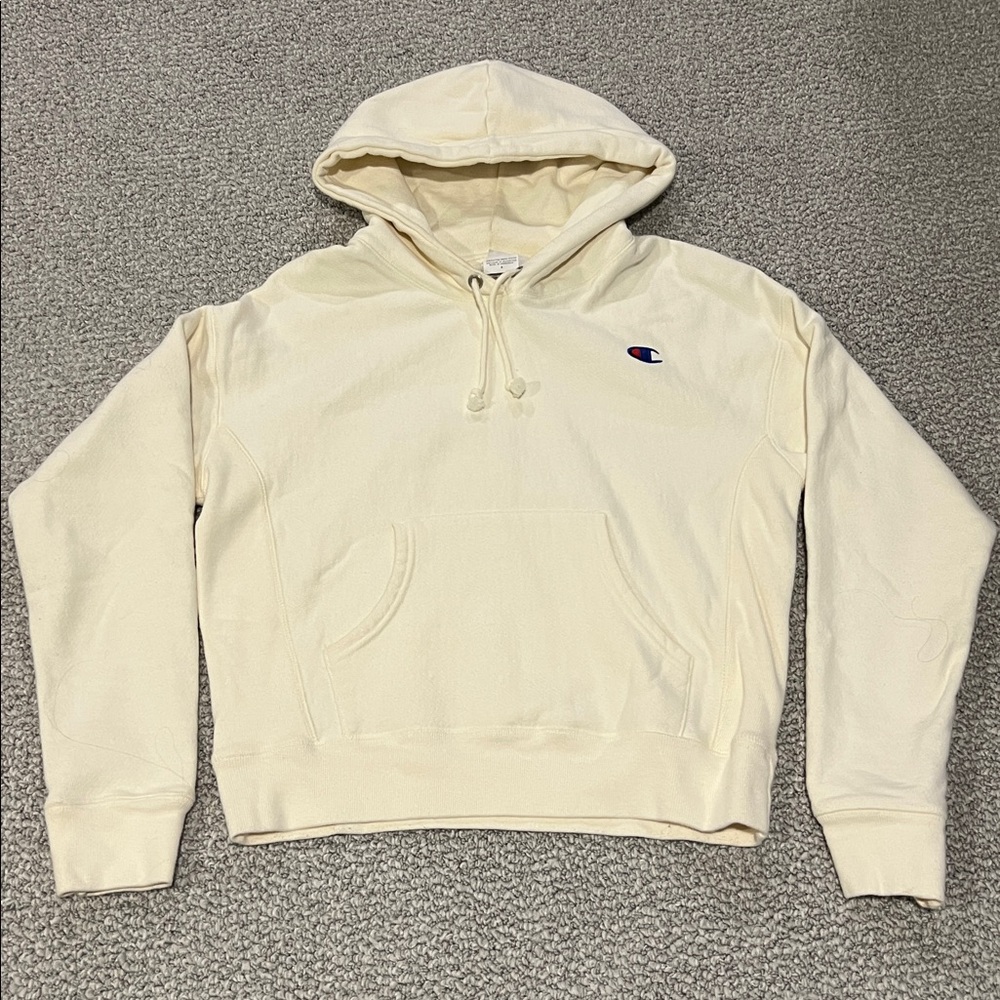 Champion Reverse Weave Off-White Hoodie